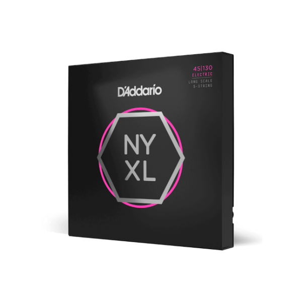 D´Addario NYXL45130, Set Long Scale, Regular Light 5-String, 45-130